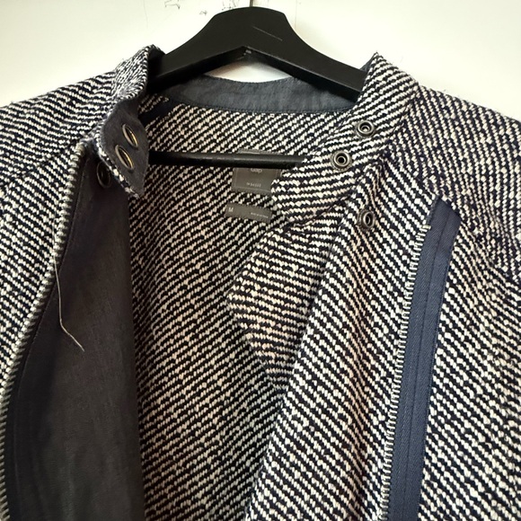 Gap Moto Wool blend blazer size medium - Picture 2 of 6